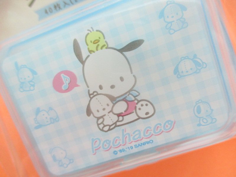 Photo1: Kawaii Cute Sticker Flakes Pack in the Plastic Case Sanrio Original *Pochacco (03769-9)