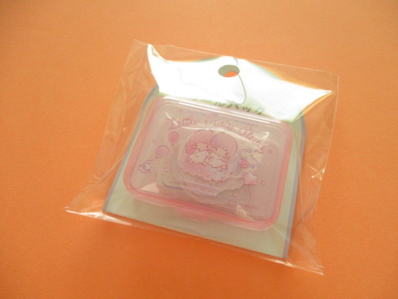 Photo1: Kawaii Cute Sticker Flakes Pack in the Plastic Case Sanrio Original *Little Twin Stars (03755-9) (1)