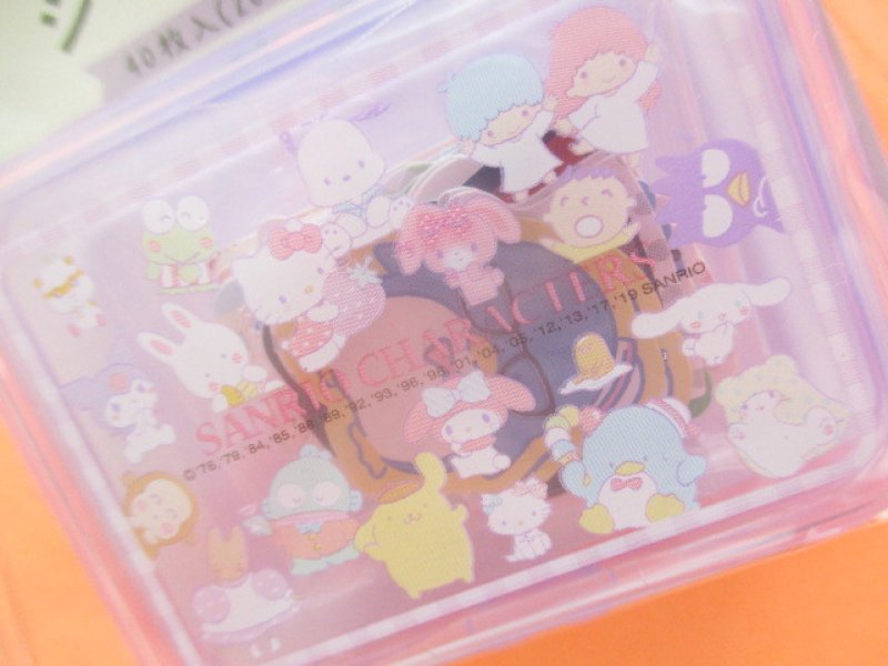 Photo1: Kawaii Cute Sticker Flakes Pack in the Plastic Case Sanrio Original *Sanrio Characters A (03856-3)