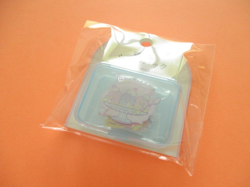 Photo1: Kawaii Cute Sticker Flakes Pack in the Plastic Case Sanrio Original *TUXEDO SAM (03779-6) (1)