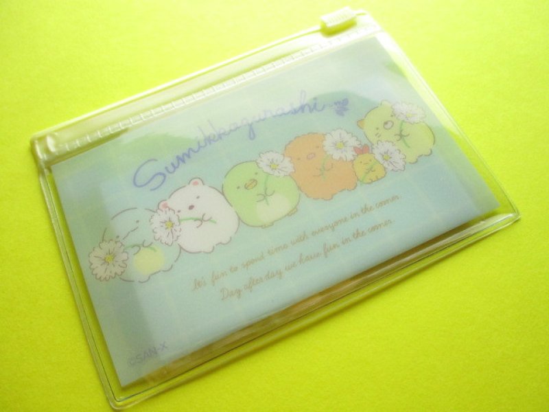 Photo3: Kawaii Cute Mini Sticky Memo Pad with Clear Case Set San-x *Sumikkogurashi (MW54101)