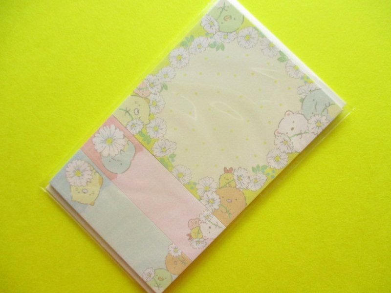 Photo2: Kawaii Cute Mini Sticky Memo Pad with Clear Case Set San-x *Sumikkogurashi (MW54101)