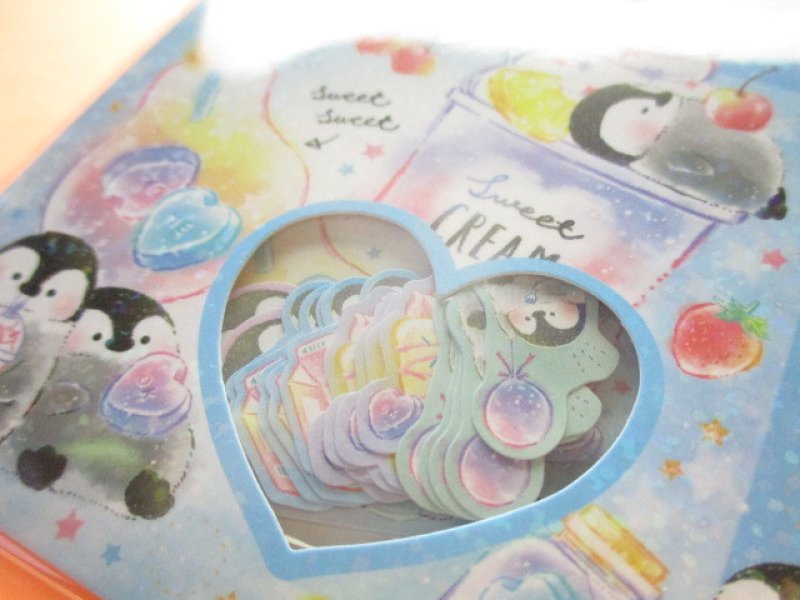 Photo1: Kawaii Cute Sticker Flakes Sack Kamio Japan *Creamy Luminance (24543）