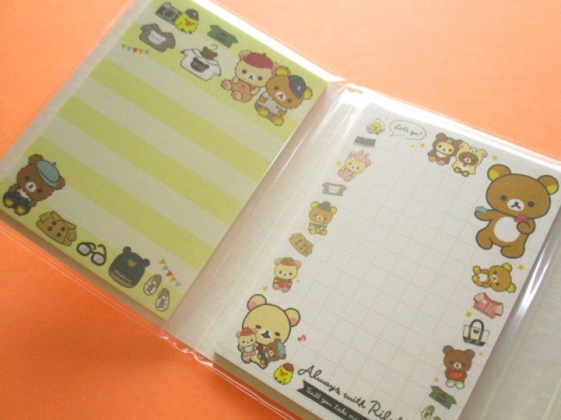 Photo1: Kawaii Cute Patapata Mini Memo Pad Rilakkuma San-x *Always with Rilakkuma (MW55101)