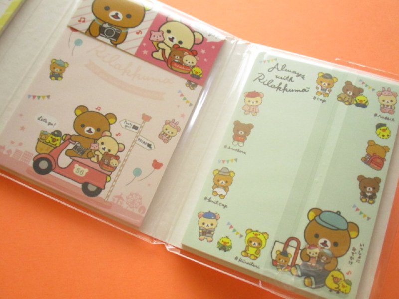 Photo2: Kawaii Cute Patapata Mini Memo Pad Rilakkuma San-x *Always with Rilakkuma (MW55001)