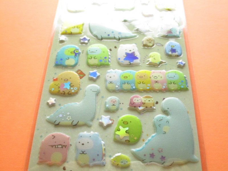 Photo2: Kawaii Cute Funi Funi Prism Sticker Sheet San-x *Sumikkogurashi (SE43101)
