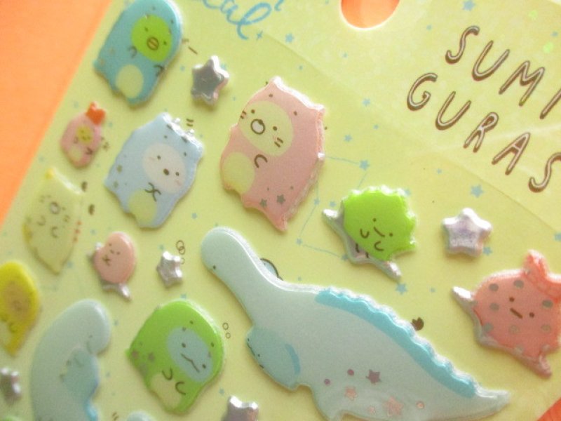 Photo3: Kawaii Cute Funi Funi Prism Sticker Sheet San-x *Sumikkogurashi (SE43101)