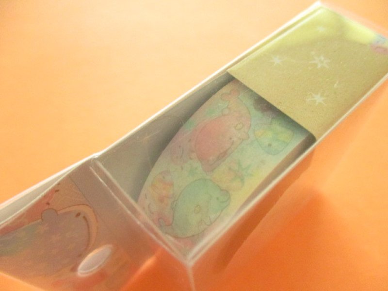Photo2: Kawaii Cute Mini Masking Tape/Deco Tape Sticker San-x *Jinbesan (SE45301)