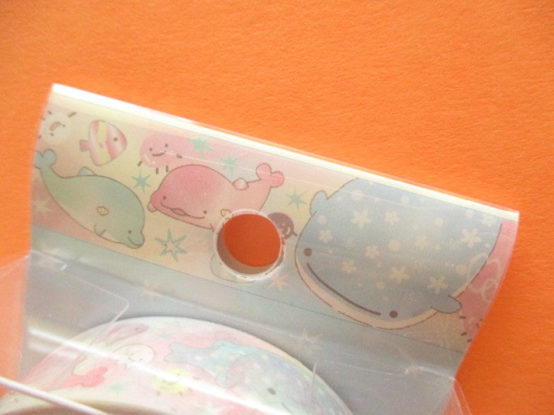 Photo1: Kawaii Cute Mini Masking Tape/Deco Tape Sticker San-x *Jinbesan (SE45301)
