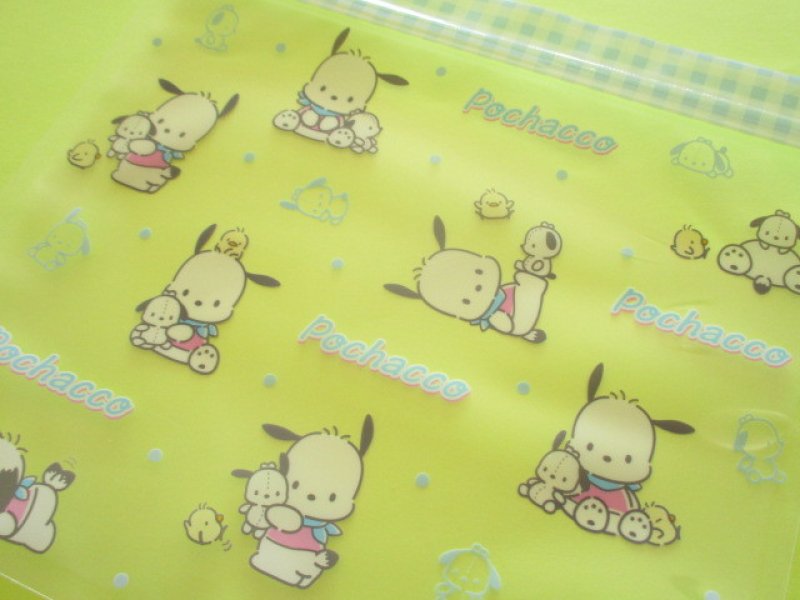 Photo1: ６pcs Kawaii Cute Zipper Bags Set Sanrio Original *Pochacco (25467-3)