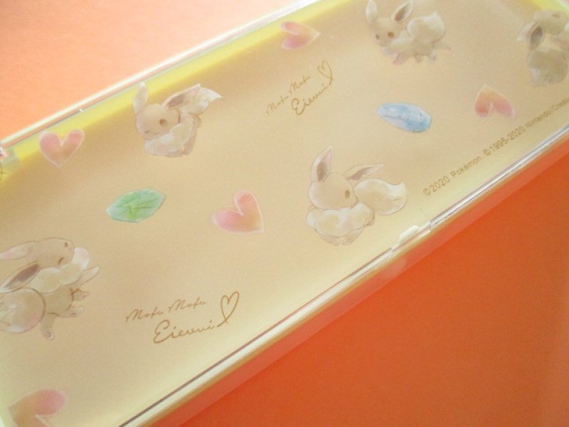 Photo1: Kawaii Cute Plastic Pen/Pencil Case/Box Pokémon Cute Model *Mofu Mofu Eievui (63599)