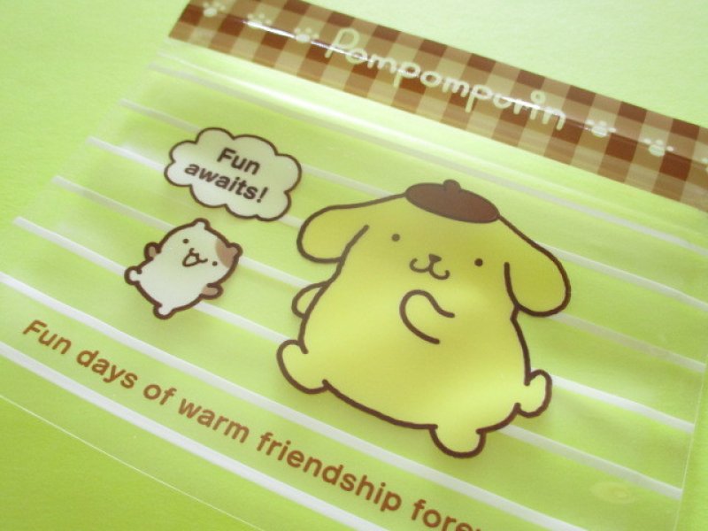 Photo2: 6pcs Kawaii Cute Zipper Bags Set Sanrio Original *POMPOMPURIN (25458-4)
