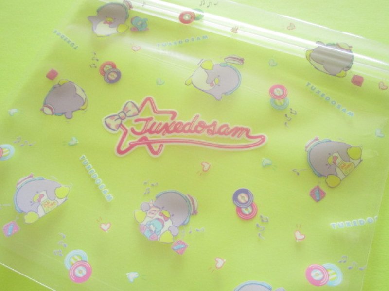 Photo1: 6pcs Kawaii Cute Zipper Bags Set Sanrio Original *TUXEDO SAM (25472-0)