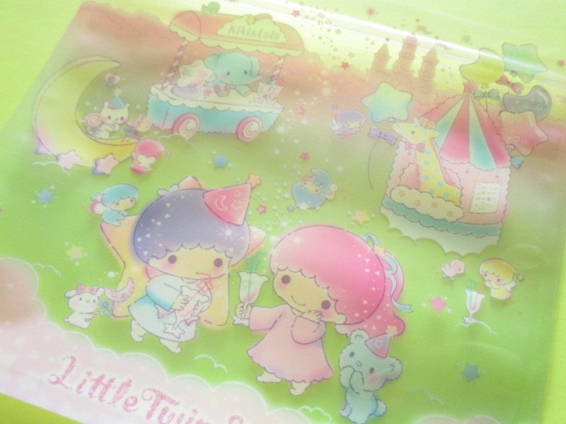 Photo1: 6pcs Kawaii Cute Zipper Bags Set Sanrio Original *Little Twin Stars (25408-8)