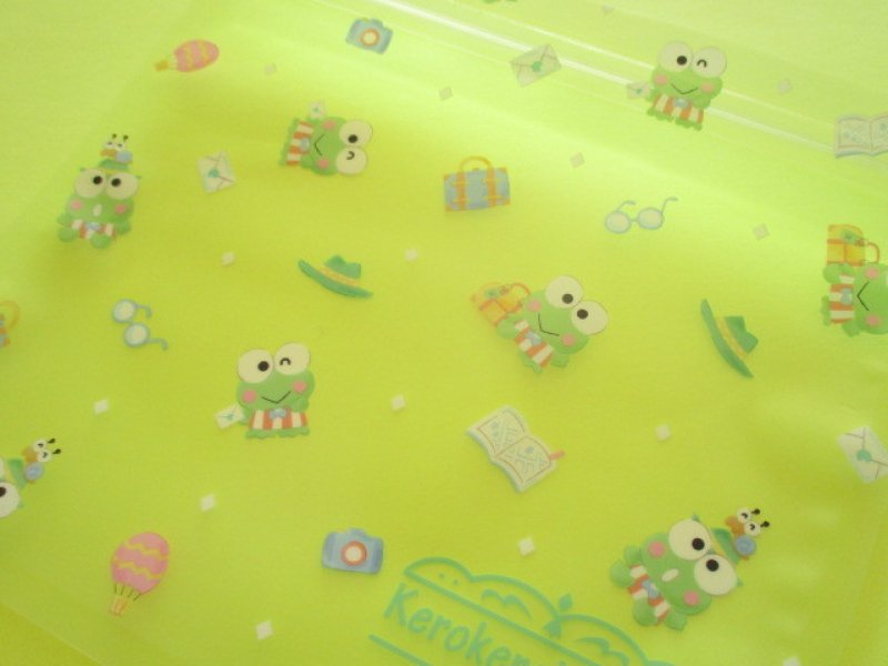 Photo1: 6pcs Kawaii Cute Zipper Bags Set Sanrio Original *Kerokerokeroppi (25464-9)