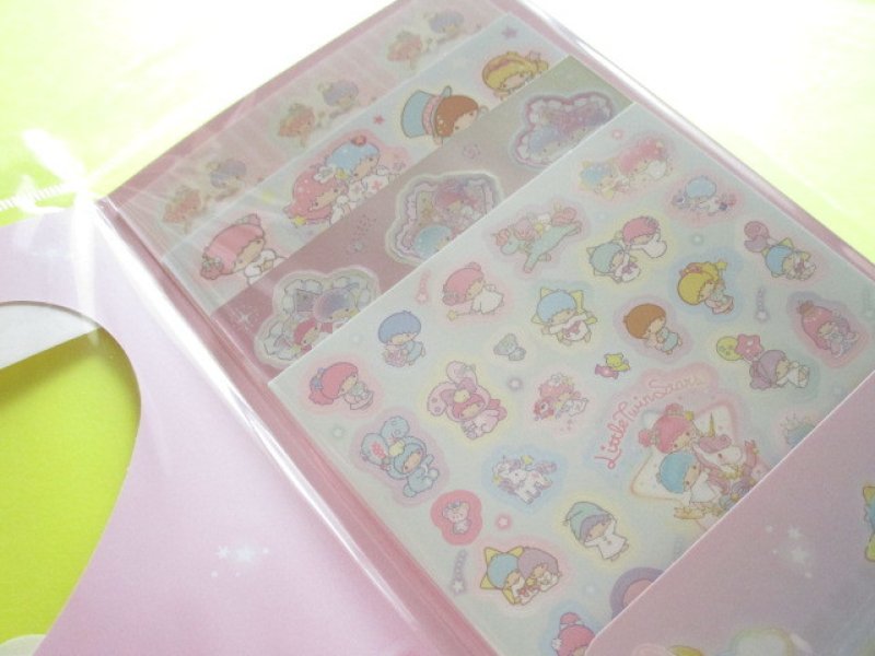 Photo3: Kawaii Cute Volume Stickers Sheet Sanrio Original *Little Twin Stars (16273-6)