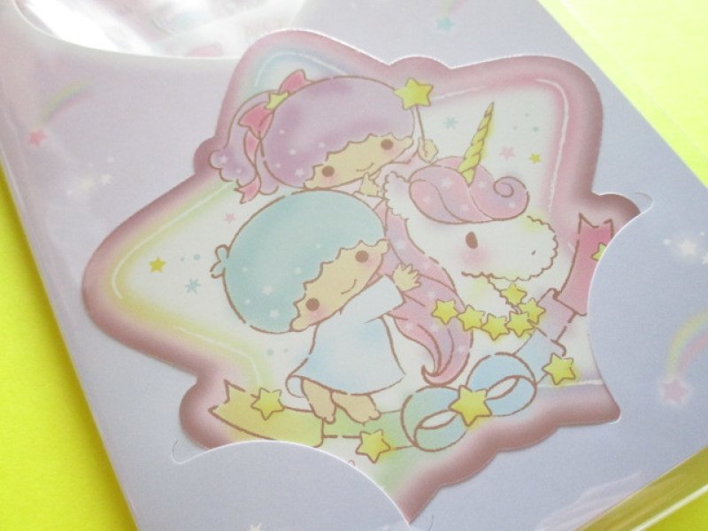 Photo1: Kawaii Cute Volume Stickers Sheet Sanrio Original *Little Twin Stars (16273-6)