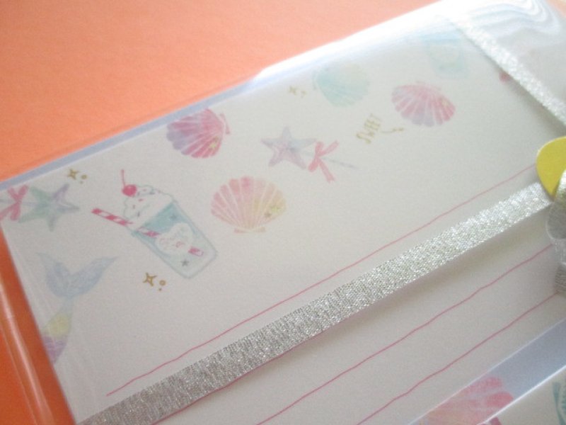 Photo1: Kawaii Cute Moncher Letter Set Q-Lia *Sweet Mermaid (40460)