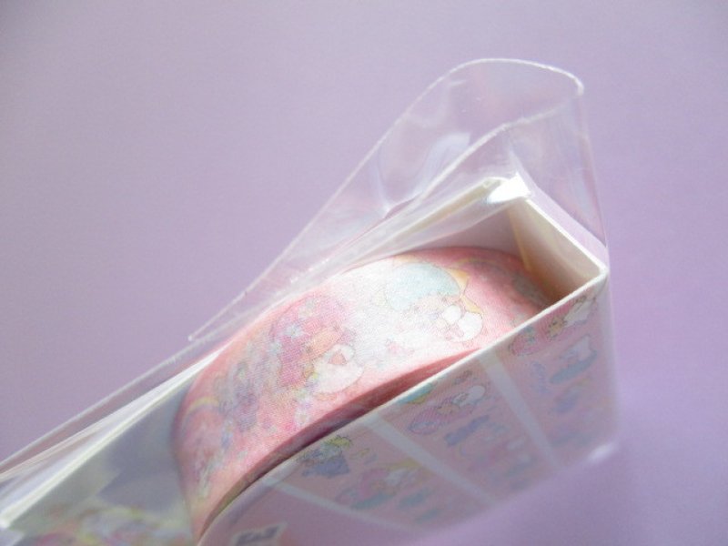 Photo2: Kawaii Cute Masking Tape/Deco Tape Sticker Sanrio Original * Little Twin Stars (37446-6)