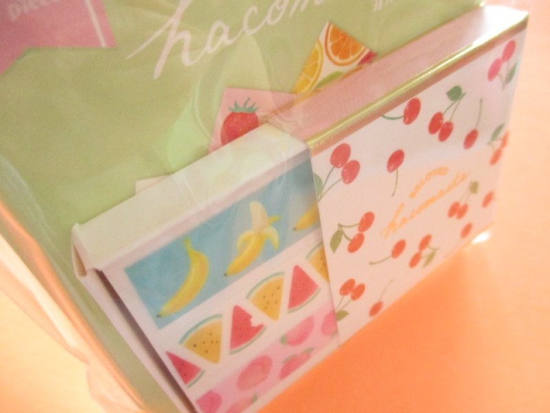 Photo3: Kawaii Cute Beloved Hacomaste Masking Tape Sticker Q-LiA *Fruits (41037)