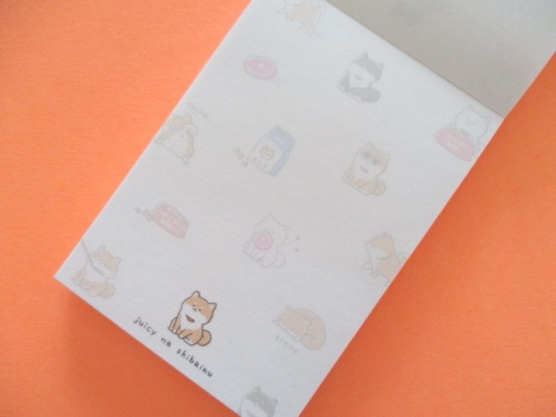 Photo1: Kawaii Cute Mini Memo Pad Kamio Japan *Juicy na Shibainu (26956)