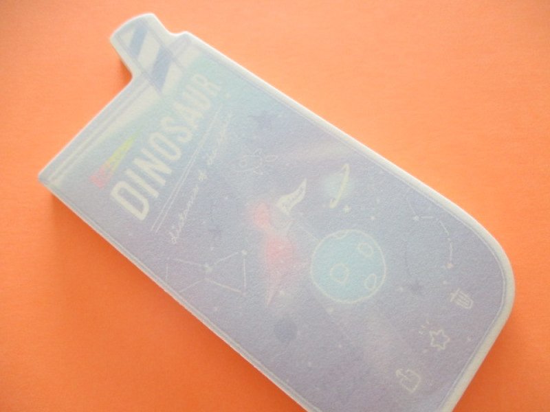 Photo1: Kawaii Cute Delicafe Die-Cut Medium Memo Pad Q-LiA *Dinosaur (40222)