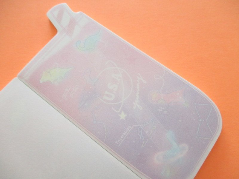 Photo2: Kawaii Cute Delicafe Die-Cut Medium Memo Pad Q-LiA *Dinosaur (40222)