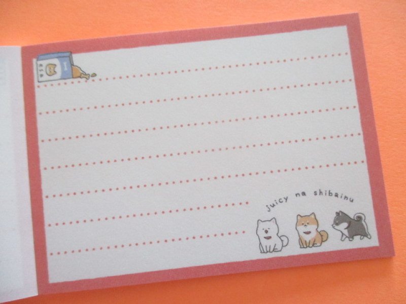 Photo2: Kawaii Cute Mini Memo Pad Kamio Japan *Juicy na Shibainu (26956)