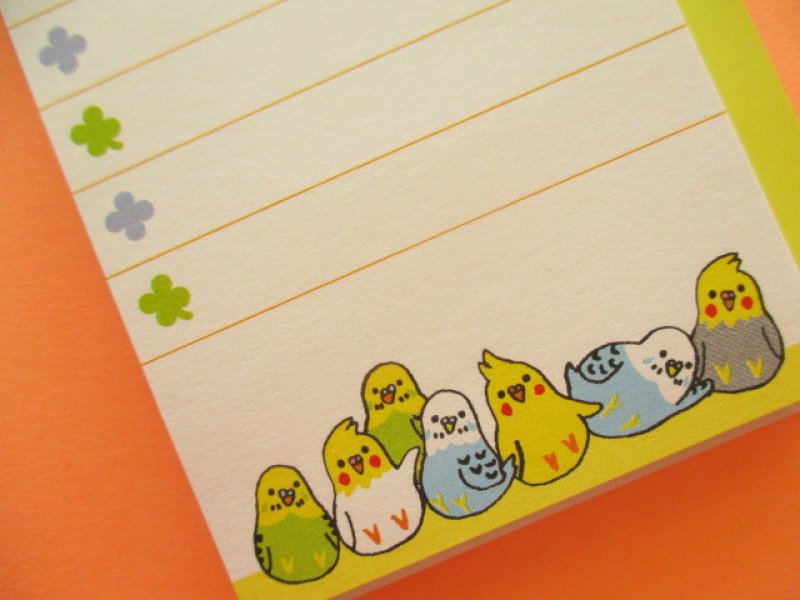Photo2: Kawaii Cute To-Do List Marker Mini Sticky Note Mind Wave *Parakeet (38740)