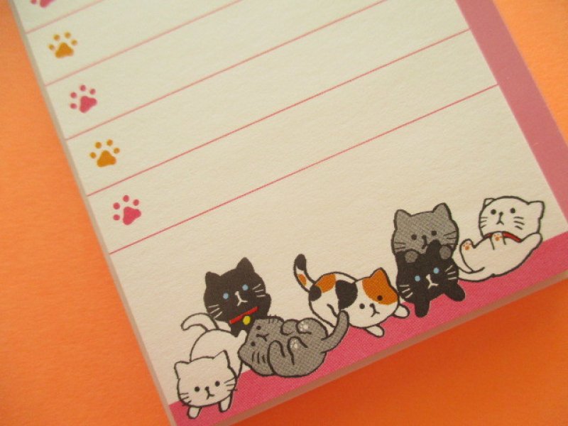 Photo2: Kawaii Cute To-Do List Marker Mini Sticky Note Mind Wave *Cat (38738)