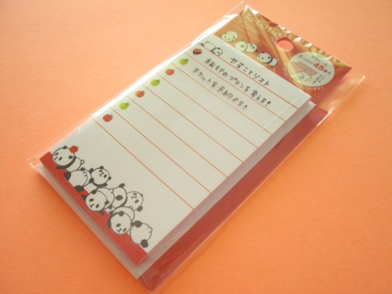 Photo1: Kawaii Cute To-Do List Marker Mini Sticky Note Mind Wave *Panda (38736) (1)