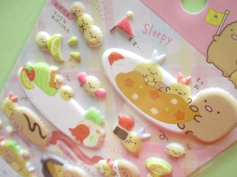 Photo3: Kawaii Cute Funi Funi Prism Stickers Sheet Sumikkogurashi San-x *Agekko (SE46601)