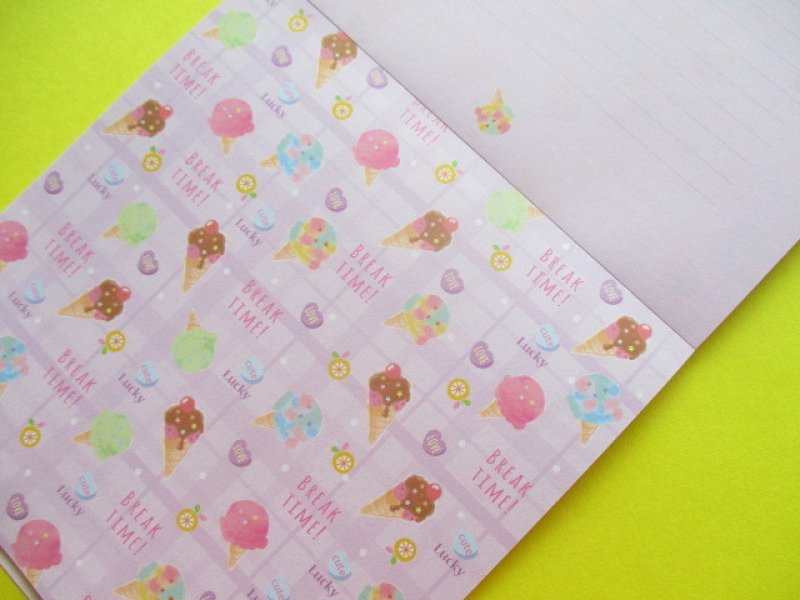 Photo3: 3 packs Kawaii Cute Square Letter Pads Set Lemon *ゆめふわわスイーツ (887099)