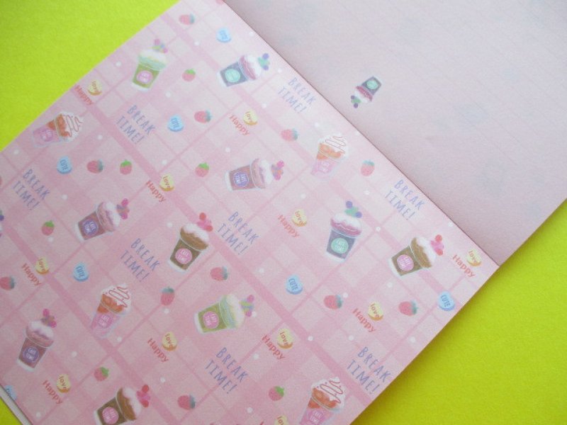 Photo1: 3 packs Kawaii Cute Square Letter Pads Set Lemon *ゆめふわわスイーツ (887099)