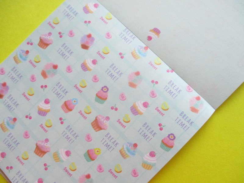 Photo2: 3 packs Kawaii Cute Square Letter Pads Set Lemon *ゆめふわわスイーツ (887099)