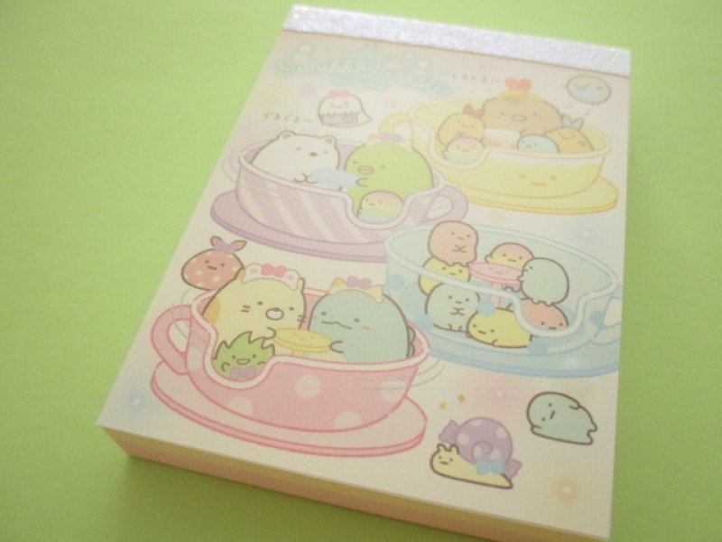 Photo1: Kawaii Cute Mini Memo Pad Sumikkogurashi San-x *Tapioca Park (MW64601-3) (1)