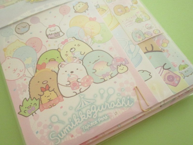 Photo2: Kawaii Cute Regular Letter Set San-x Sumikkogurashi *Tapioca Park (LH70801)