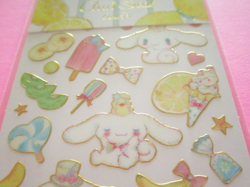 Photo1: Kawaii Cute Stickers Sheet Cinnamoroll × たけいみき Miki Takei Sanrio *Fresh Citrus (US-15459)