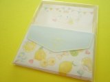 Photo: Kawaii Cute Mini Letter Set Cinnamoroll × たけいみき Miki Takei Sanrio *Fresh Citrus (LS-15467)