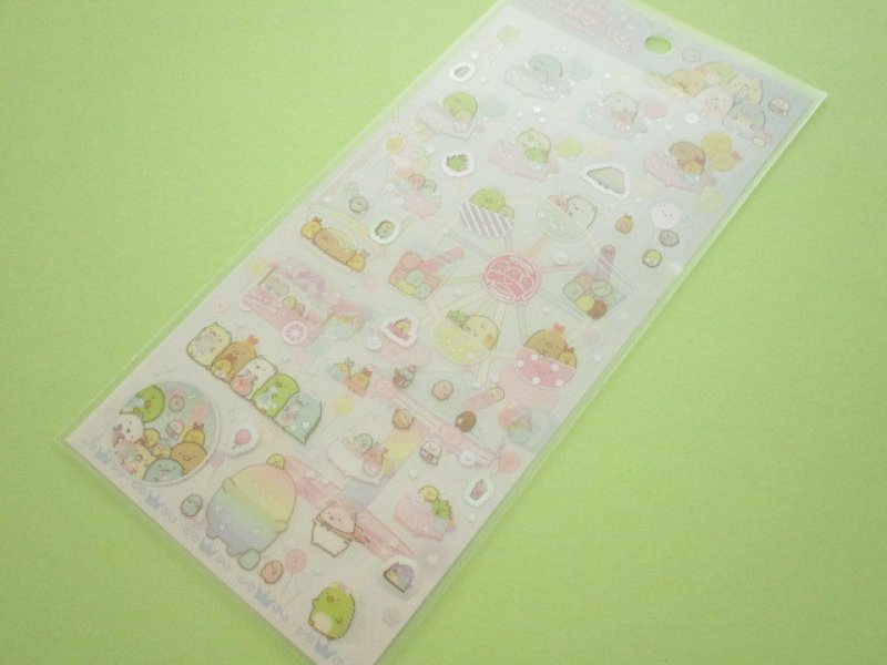 Photo1: Kawaii Cute Sticker Sheet Sumikkogurashi San-x *Tapioca Park (SE48001) (1)