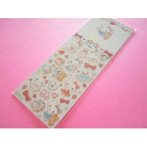 Photo: Kawaii Cute Stickers Sheet Hello Kitty × たけいみき Miki Takei Sanrio *Paris and Ribbons (US-15458)