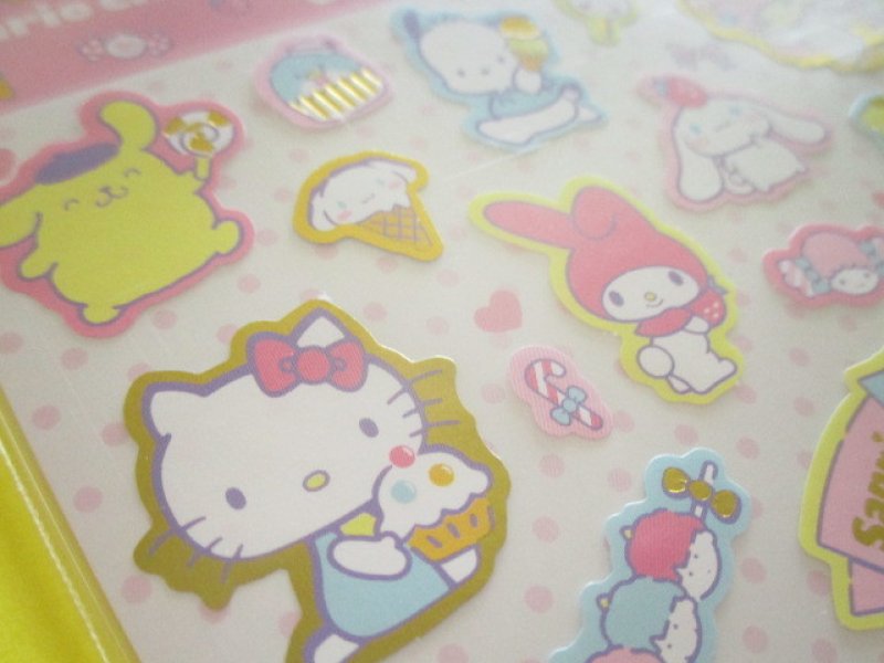 Photo3: Kawaii Cute Stickers Sheet Sanrio *Sanrio Characters (Fancy mix)