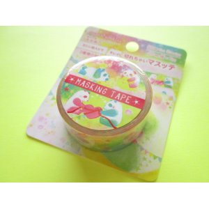 Photo: Kawaii Cute Masking Tape Sticker Asano Yoshida Clothes Pin *Panda (MT-14428)