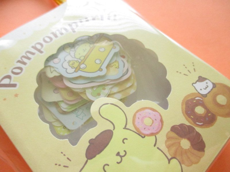 Photo1: Kawaii Cute Mini Paper Bagged Sticker Flakes Sack Sanrio original *POMPOMPURIN (95011-4)