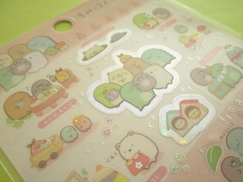 Photo3: Kawaii Cute Sticker Sheet Sumikkogurashi San-x *House of The Mole (SE49301)