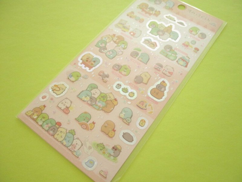 Photo1: Kawaii Cute Sticker Sheet Sumikkogurashi San-x *House of The Mole (SE49301) (1)