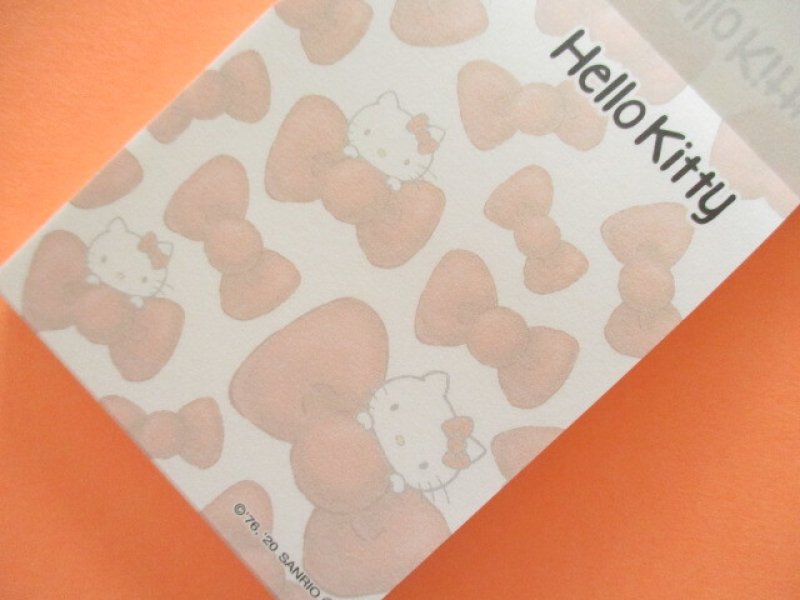 Photo1: Kawaii Cute Mini Memo Pad Sanrio *Hello Kitty (Ribbon)