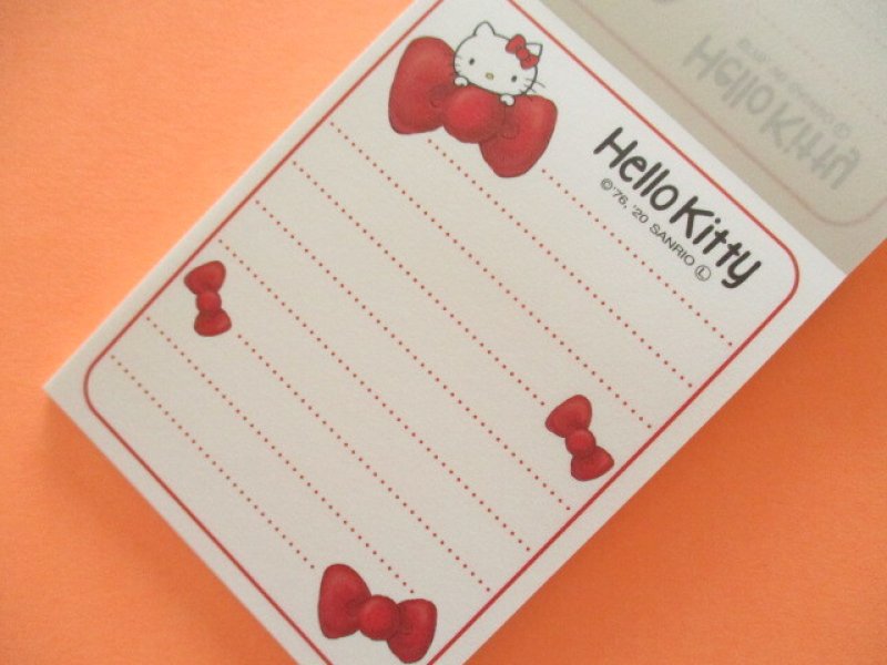 Photo2: Kawaii Cute Mini Memo Pad Sanrio *Hello Kitty (Ribbon)