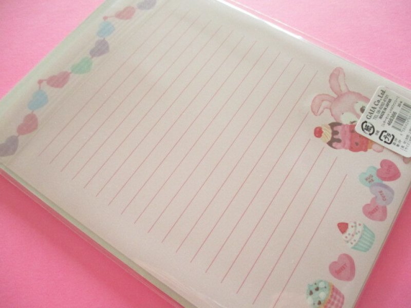 Photo3: Kawaii Cute Letter Set Gaia *Retro Fancy (466366-Sweets Party)