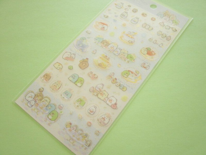 Photo1: Kawaii Cute Stickers Sheet Sumikkogurashi San-x *The Rabbit's Wonder Garden (SE49502) (1)
